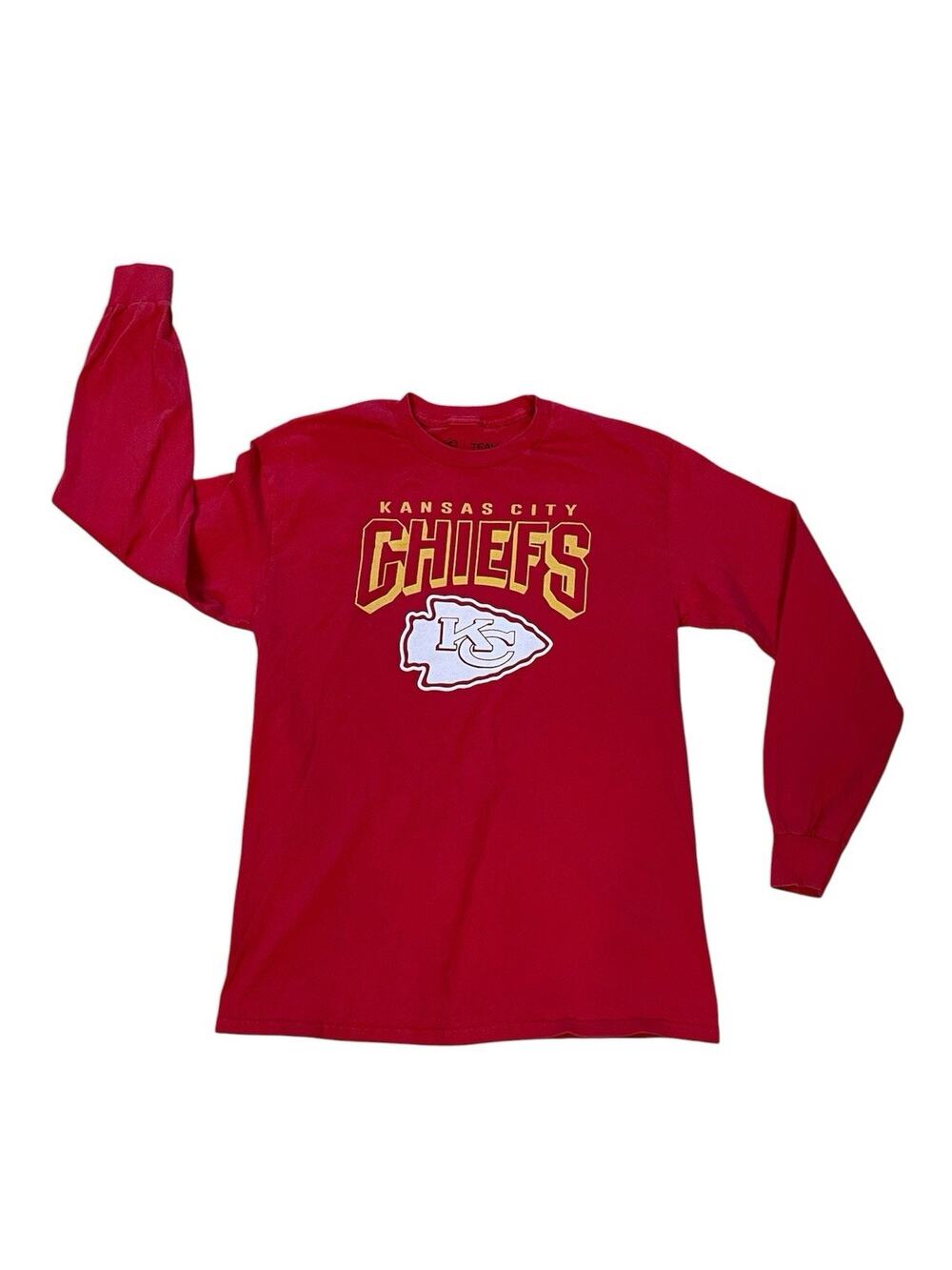 Kansas City Chiefs Long Sleeve Shirt Red NFL Men’s Size Medium NFL Football